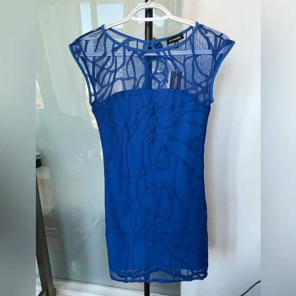 Blue Mini Dress - Picture 1 of 4